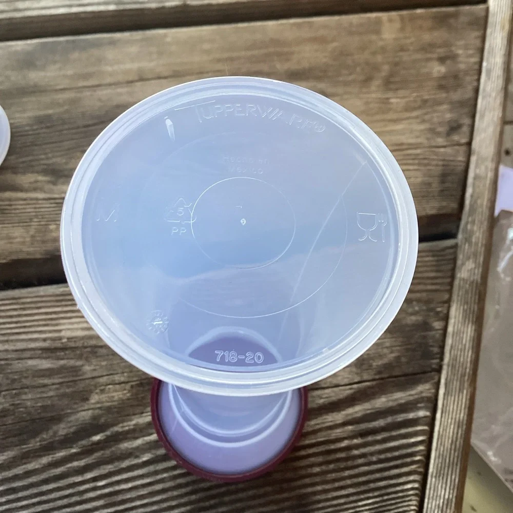 Tupperware salt pepper